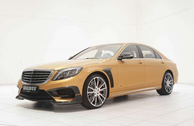 Aranyszínű S 63 AMG Mercit mutatott be a Brabus