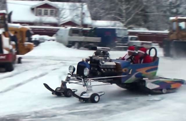 500 lóerős szörnyeteg téli közlekedésre
