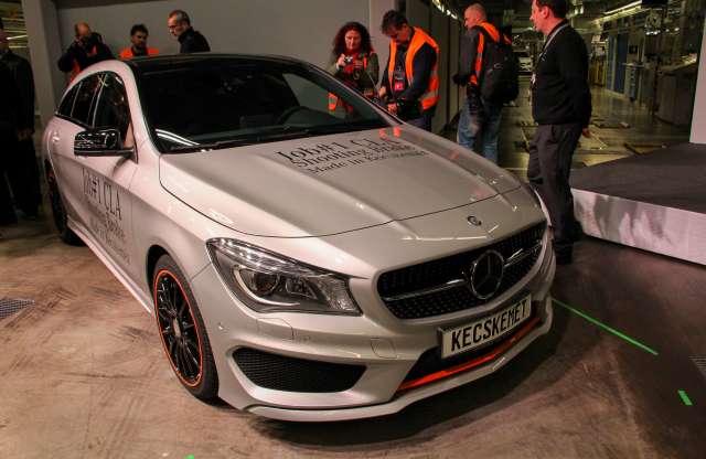 Itt a legújabb magyar autó, a Mercedes CLA Shooting Brake