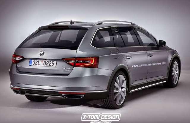 Skoda Superb Scout: a gyárira még várni kell, X-Tomi már mutatja