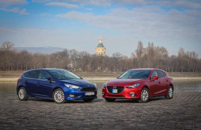 Német vagy japán? Ford Focus vs. Mazda3