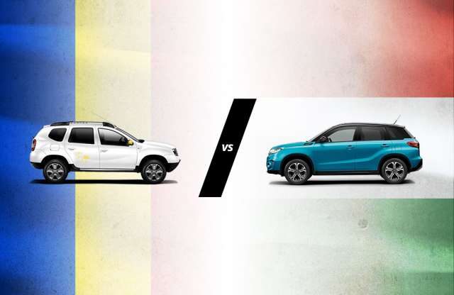 Román-magyar meccs: Dacia Duster vs. Suzuki Vitara