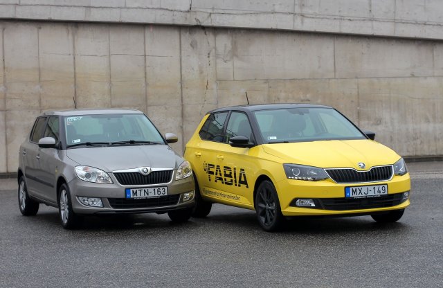 Egymás mellett: Skoda Fabia II és III. Lehet jó a régi is?