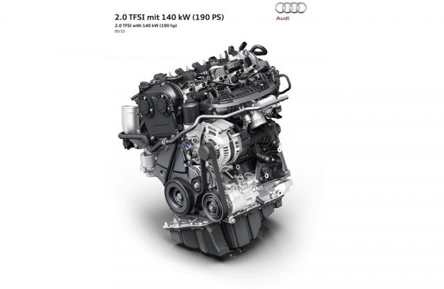 Új 2,0 literes TFSI-t mutatott be az Audi