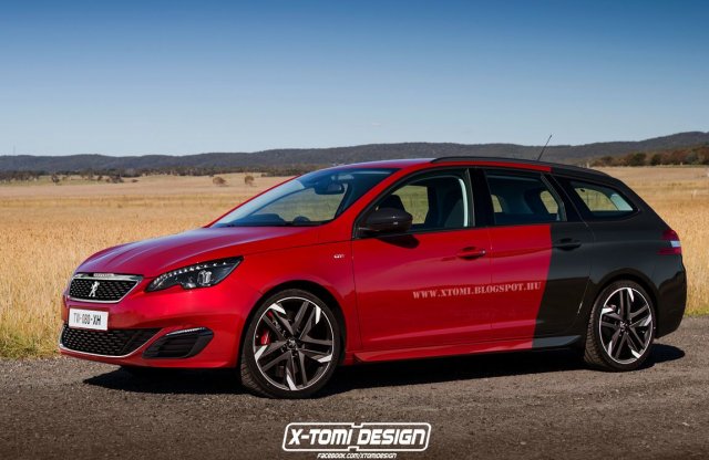 Már látható a Peugeot 308 GTi családi kivitele