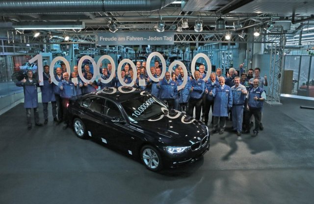 Elkészült a tízmilliomodik 3-as BMW