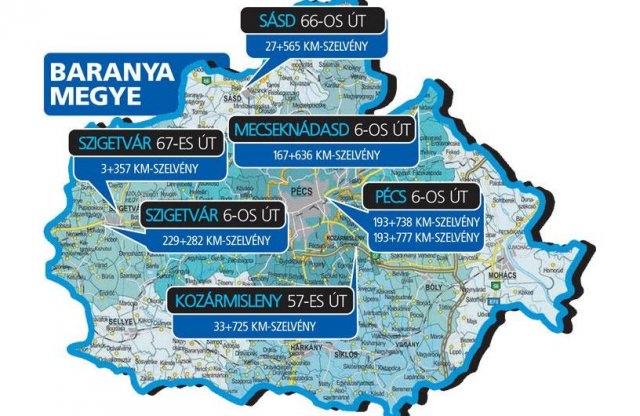 Újabb 5 megyében derült fény a szupertraffipaxok helyére