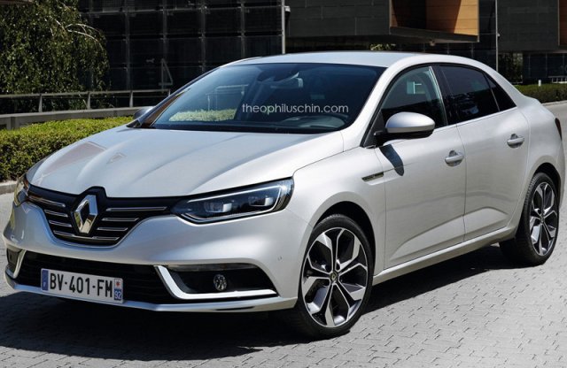 Vészesen jól mutathatna a  Renault Fluence is