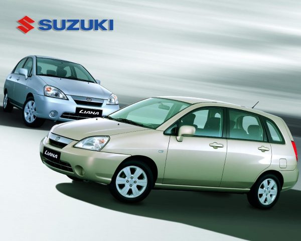 Бампер передний suzuki liana