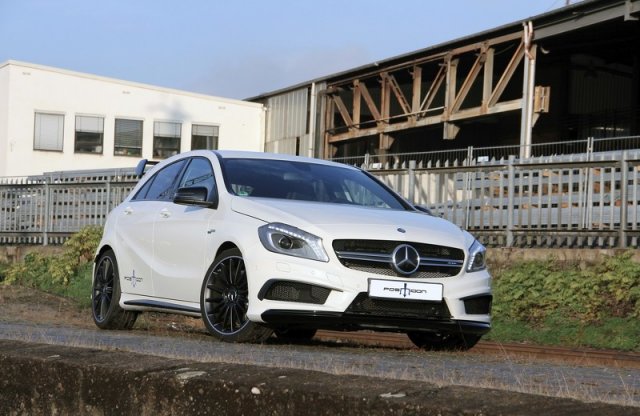 485 lóerőt sajtoltak ki az A 45 AMG Merciből