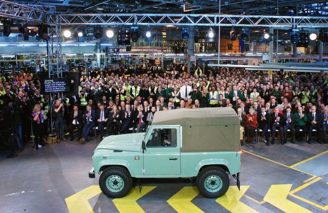 Elkészült az utolsó Land Rover Defender