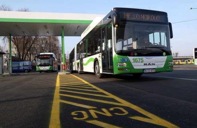 CNG autóbuszok álltak szolgálatba Miskolcon, rögtön 75 darab