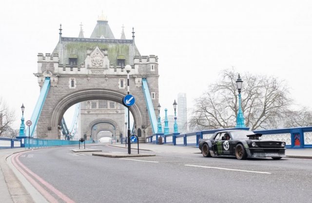 Ken Block most Londonban mókázott - lett is balhé belőle