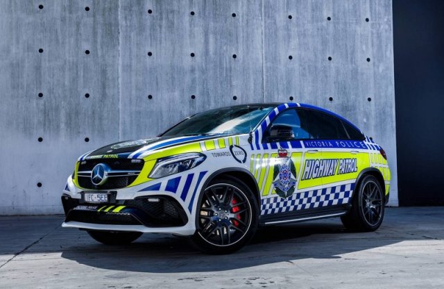 Mercedes-AMG GLE 63 S Coupét kaptak a rendőrök