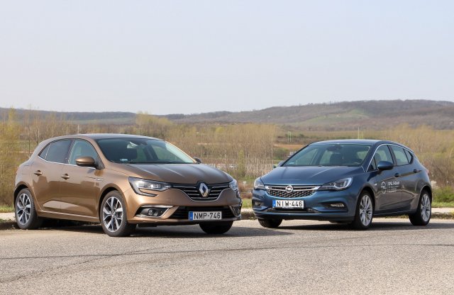 Német-francia meccs: Opel Astra vs. Renault Mégane összevetés