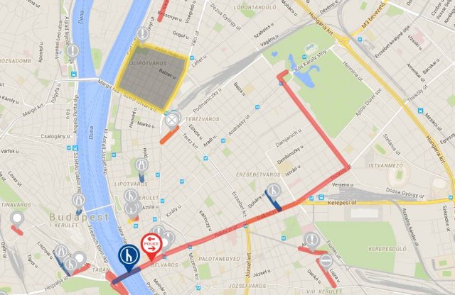 Itt a hatodik idei taxis demonstráció – hídzárral