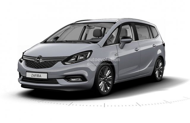 Új arcot kap az Opel Zafira Tourer