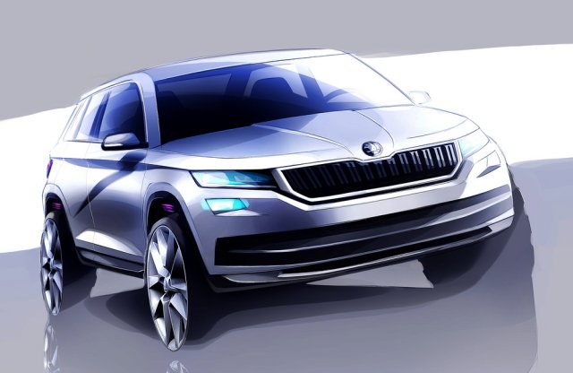 Hivatalos rajzokon az új Skoda SUV