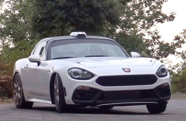 Csodásan szól a Fiat 124 raliautó