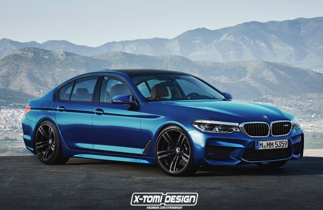 Grafikán az új BMW M5 és 5-ös Touring