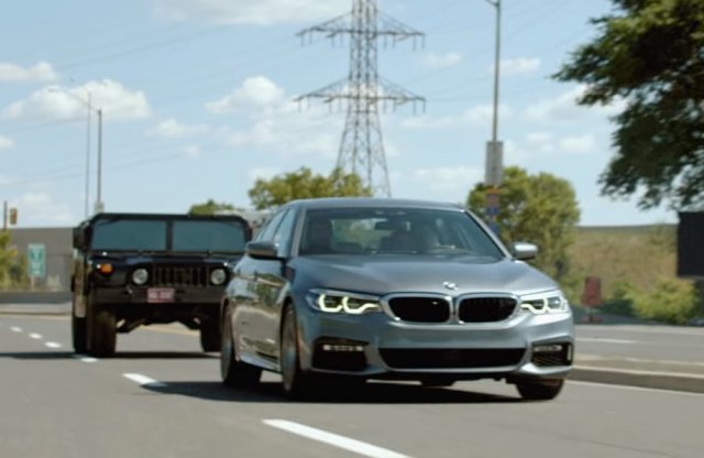 Így lövik szét az új 5-ös BMW-t