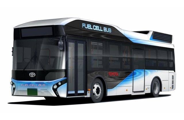 Buszba is üzemanyagcellát pakol a Toyota