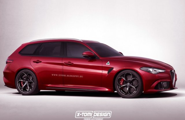 Kombiként is dögös lesz a Giulia