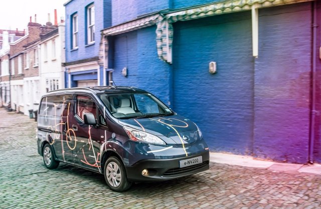 Irodát készített a Nissan az e-NV 200-ból