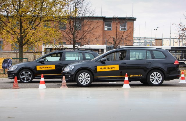 Méterekkel rövidebb fékutat ad a téli gumi
