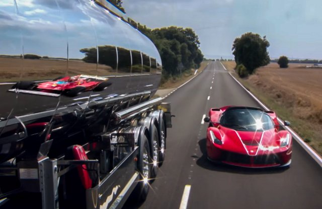 Vettel mindenfélét képzeleg a LaFerrariról