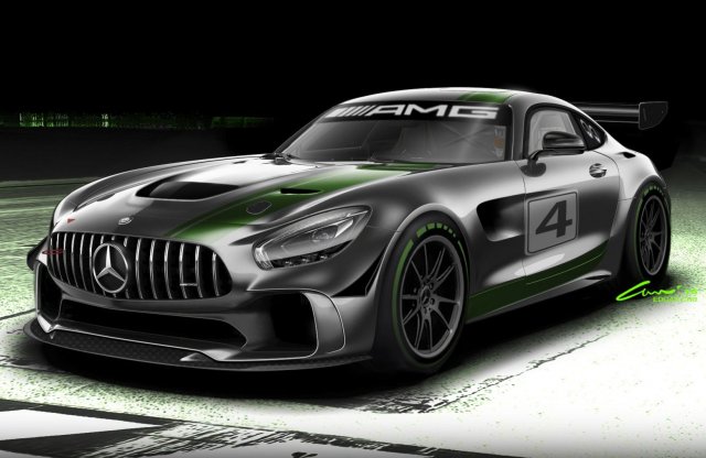 GT4-es versenyautót fejleszt a Mercedes-AMG