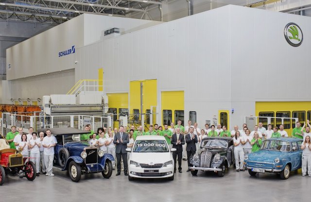 19 millió autót gyártott már a Skoda