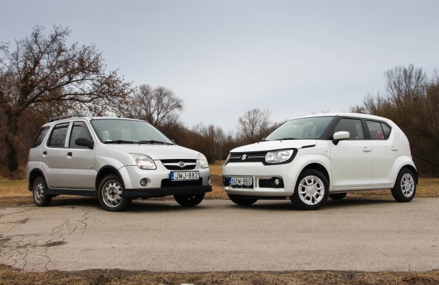 Ma már alap, ami régen csúcs volt - Suzuki Ignis összevetés
