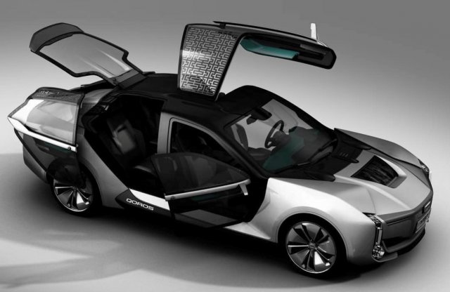 Csálé ajtókkal mutatkozott az új Qoros