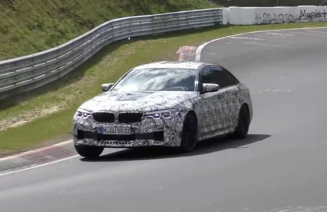 Videó: versenypályán az új BMW M5 V8-asa