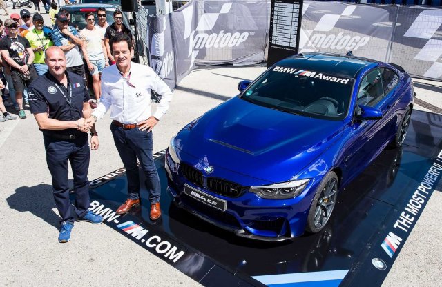 Idén egy BMW M4 CS-t nyer a legjobban kvalizó MotoGP pilóta