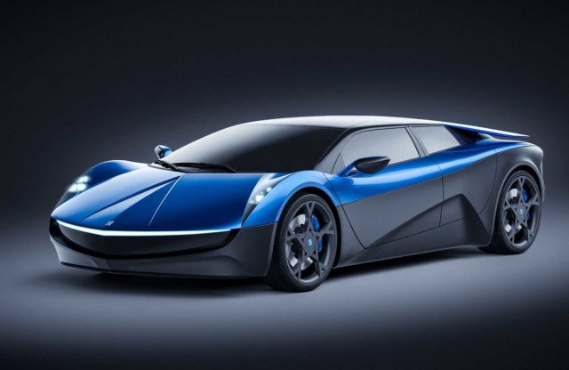 Lamborghini hatású villanyautó 4 ajtóval és 600 km hatótávval