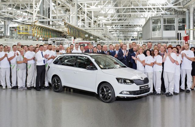 A négymilliomodik Skoda Fabiát ünnepelték