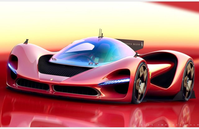 Látványterven a Ferrari új hiperautója