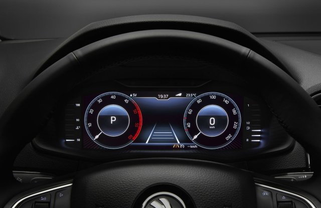 Először kap Skoda digitális műszereket