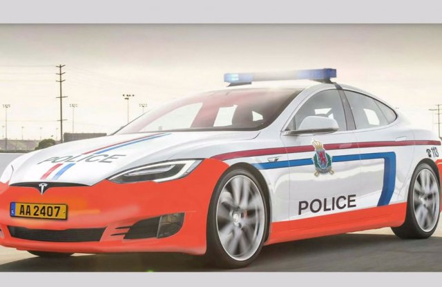 Teslával bővült a rendőrségi géppark