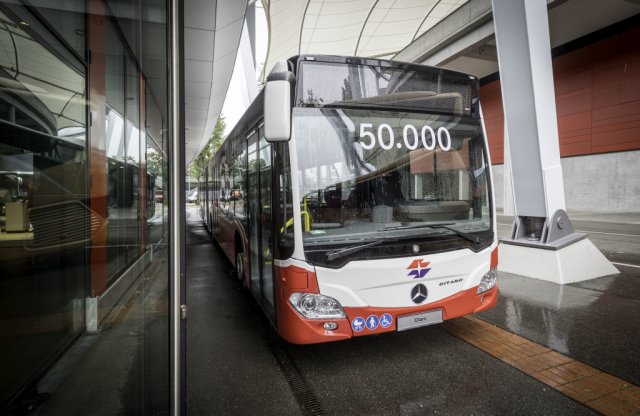 A szomszédba került az ötvenezredik Mercedes Citaro
