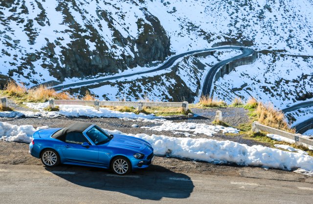 Fiat 124 Spiderrel a Transzfogarasira