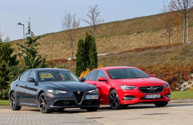 Mérkőzhetnek egymással? Alfa Giulia Veloce vs. Opel Insignia T.