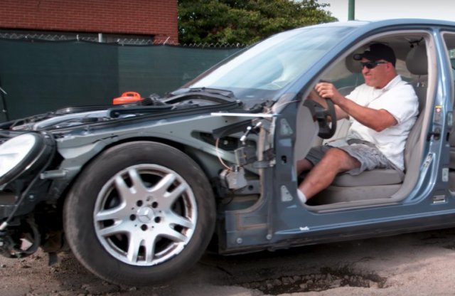 Így nyírja ki a gumidat egy kátyú