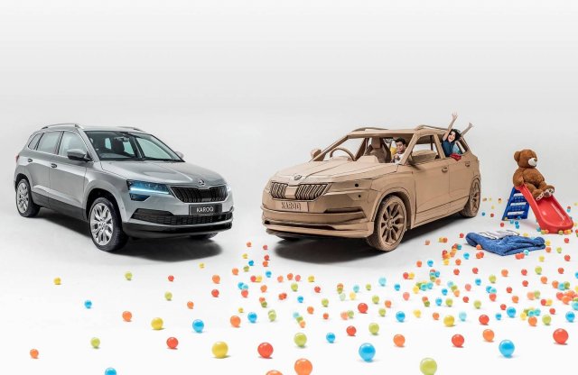 Papírból készült az új Skoda Karoq