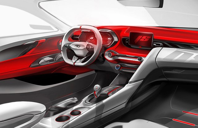 Ilyen lesz az új sportos Hyundai bele