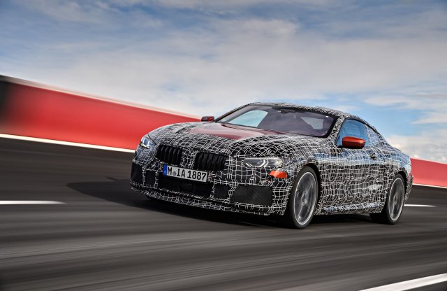 Már tesztpályán a vadonatúj 8-as BMW