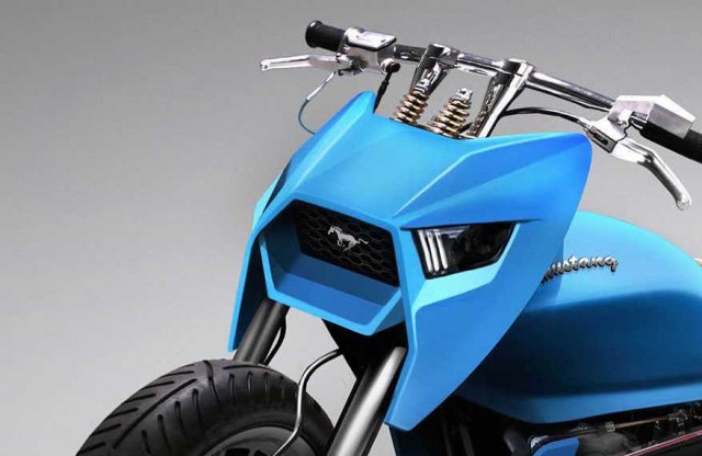 Sportautó arcú motorkerékpárok