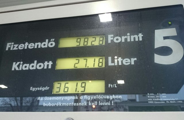 Péntektől drágábban tankolhatunk